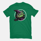 Witch Of The West – Fantasy Graphic T-Shirt in green, flat-lay product view
