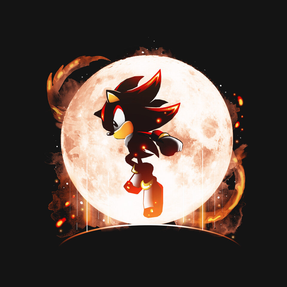 Moonlight Shadows – Gaming Graphic T-Shirt design artwork for black graphic T-shirt
