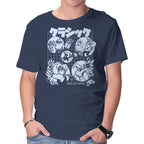 Good Old Games 02 – Gaming Graphic T-Shirt in navy, product display