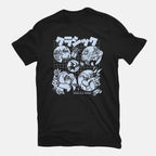 Good Old Games 02 – Gaming Graphic T-Shirt in black, flat-lay product view