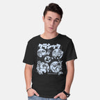 Model wearing black Good Old Games 02 – Gaming Graphic T-Shirt