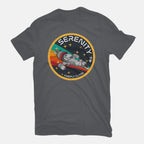 Serenity Firefly Class – Sci-Fi Graphic T-Shirt in charcoal, flat-lay product view
