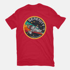 Serenity Firefly Class – Sci-Fi Graphic T-Shirt in red, flat-lay product view