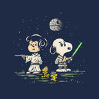 Kissed By A Rebel – Sci-Fi Graphic T-Shirt design artwork for navy graphic T-shirt