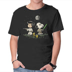 Kissed By A Rebel – Sci-Fi Graphic T-Shirt in black, product display