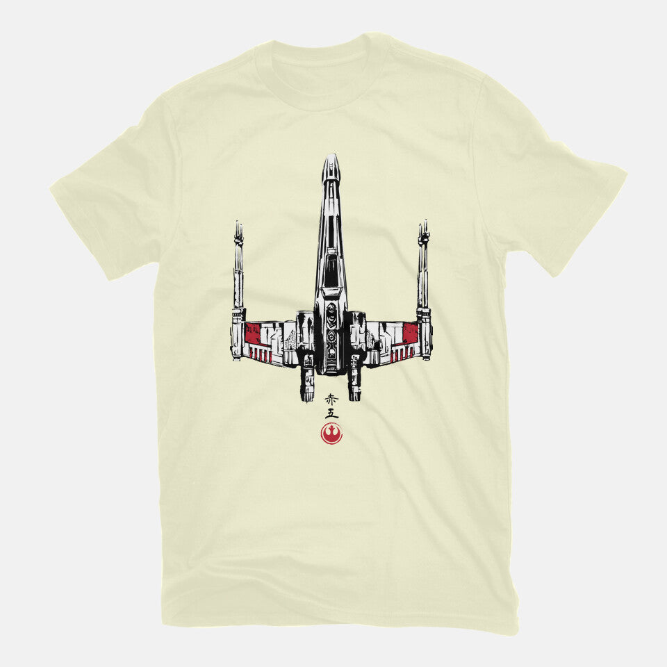 Red Five Sumi-e – Sci-Fi Graphic T-Shirt