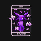 The Mystic – Anime Graphic T-Shirt design artwork for black graphic T-shirt