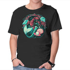Under The Seas Of Stars – Fantasy Graphic T-Shirt in black, product display