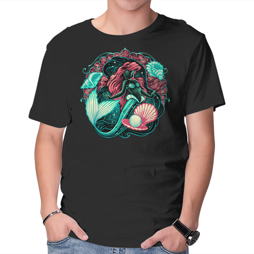 Under The Seas Of Stars – Fantasy Graphic T-Shirt in black, product display