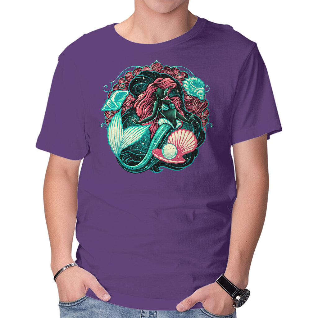 Under The Seas Of Stars – Fantasy Graphic T-Shirt in purple, product display