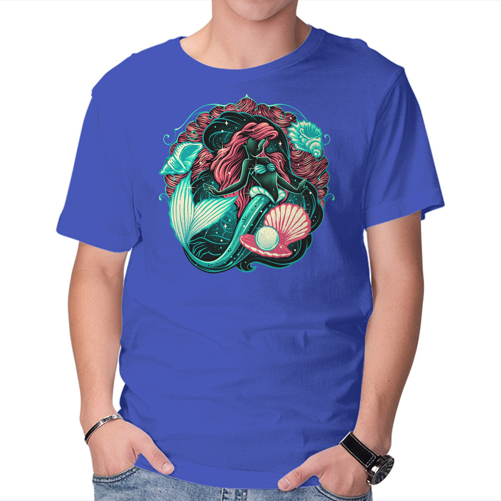 Under The Seas Of Stars – Fantasy Graphic T-Shirt in royal blue, product display