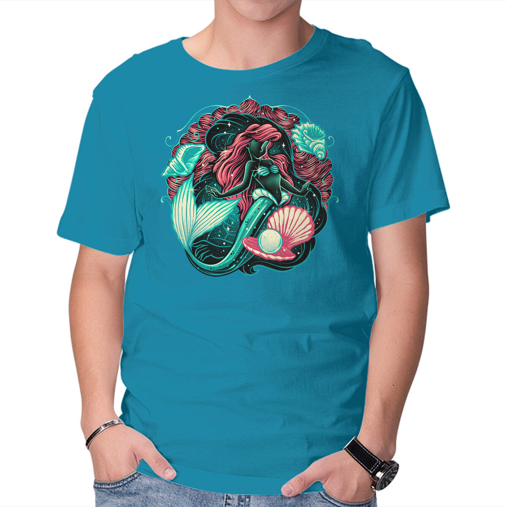Under The Seas Of Stars – Fantasy Graphic T-Shirt in turquoise, product display