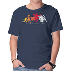 King Evolution – Anime Graphic T-Shirt in navy, product display