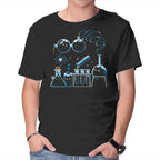 Chemical Kittens – Cat Graphic T-Shirt in black, product display