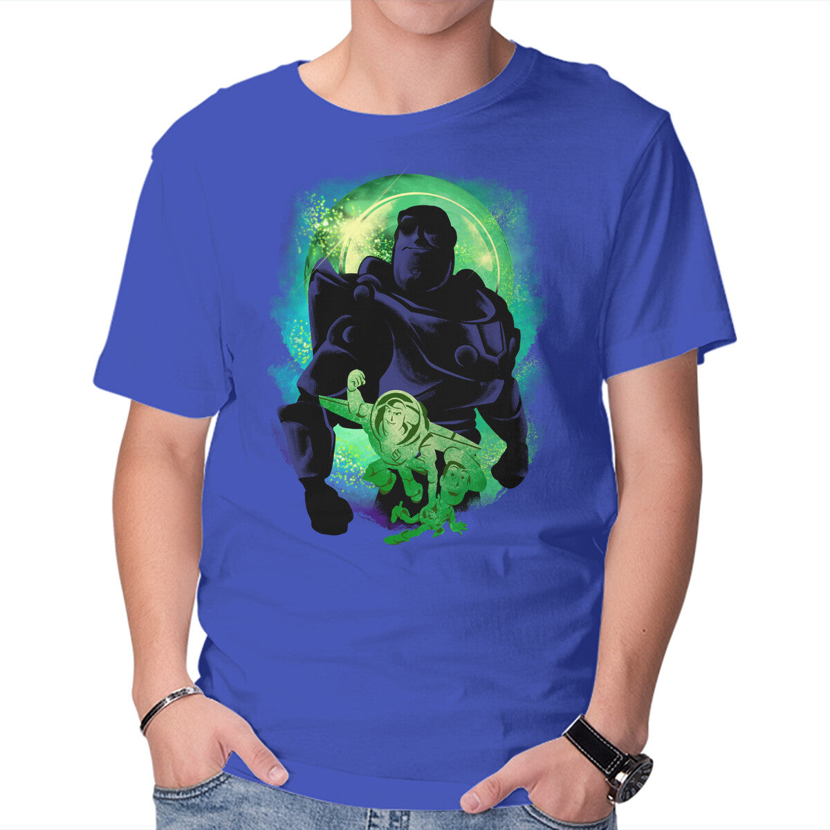 Friendship Never End – Movie Graphic T-Shirt in royal blue, product display