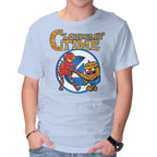 Clobberin Time – Fantasy Graphic T-Shirt in blue, product display