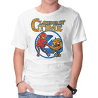 Clobberin Time – Fantasy Graphic T-Shirt in white, product display