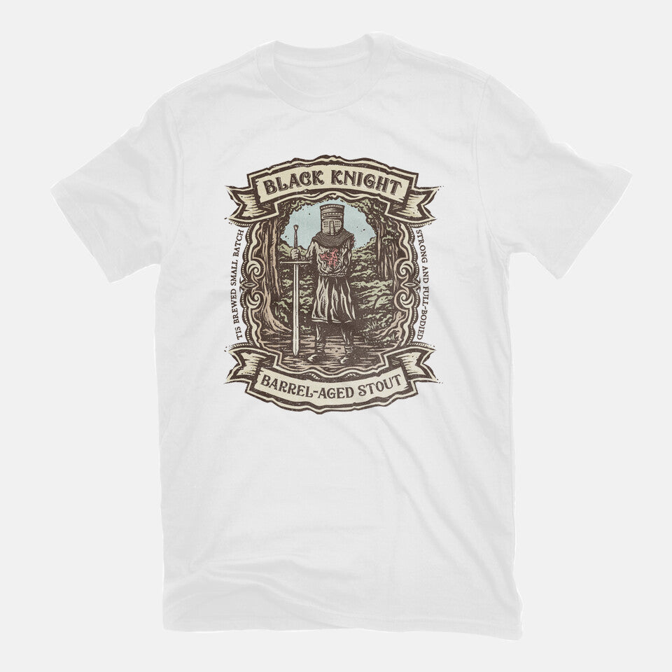Tis But A Craft Brew – Movie Graphic T-Shirt in white, flat-lay product view