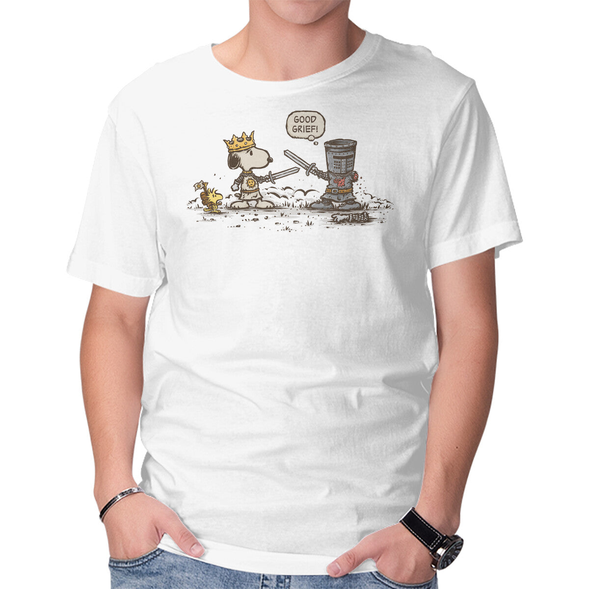 Good Grief – Movie Graphic T-Shirt in white, product display