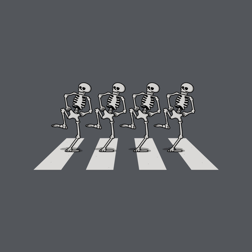 Bony Road – Horror Graphic T-Shirt design artwork for charcoal graphic T-shirt