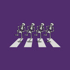 Bony Road – Horror Graphic T-Shirt design artwork for purple graphic T-shirt