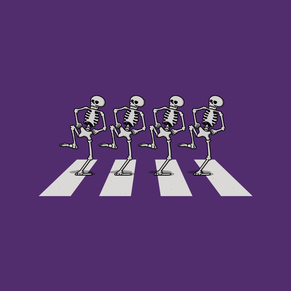 Bony Road – Horror Graphic T-Shirt design artwork for purple graphic T-shirt