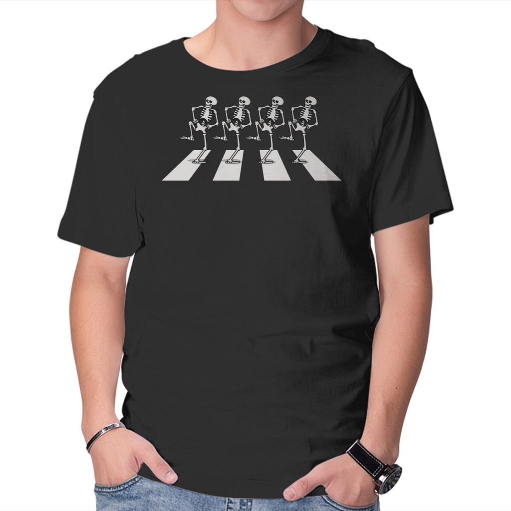 Bony Road – Horror Graphic T-Shirt in black, product display