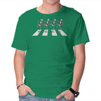 Bony Road – Horror Graphic T-Shirt in green, product display