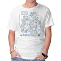 Water Starter Sumi-e – Anime Graphic T-Shirt in white, product display
