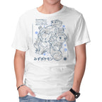 Water Starter Sumi-e – Anime Graphic T-Shirt in white, product display