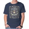 Rye Fighter – Sci-Fi Graphic T-Shirt in navy, product display