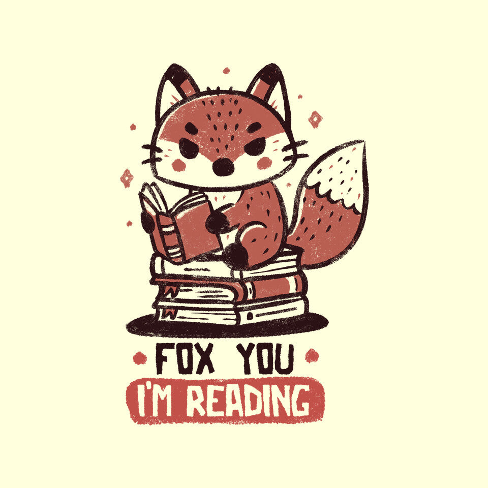 Fox You I'm Reading – Animal Graphic T-Shirt