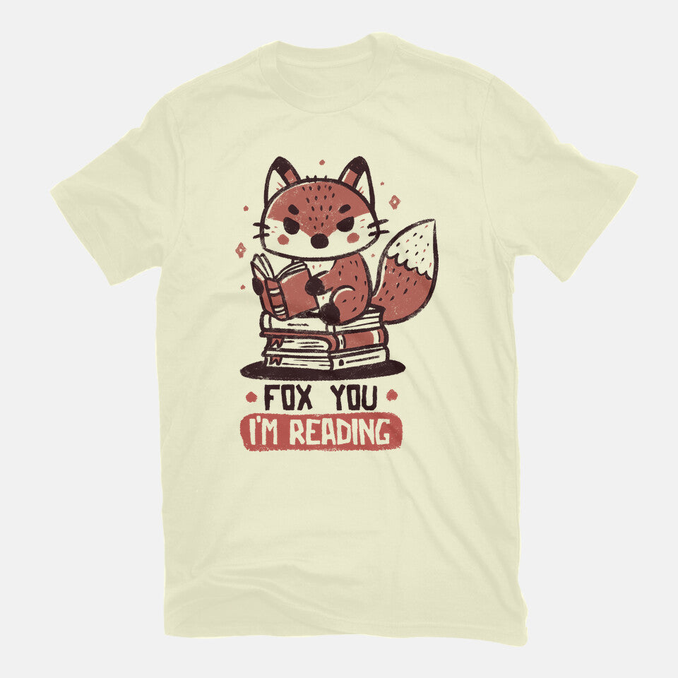Fox You I'm Reading – Animal Graphic T-Shirt