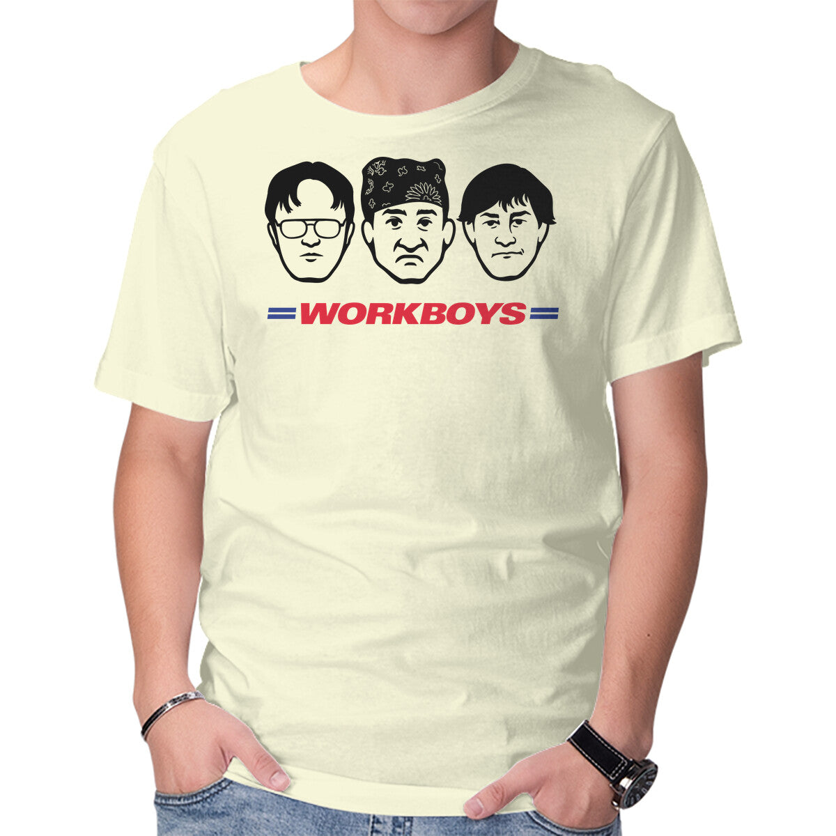 Work Boys – Funny Graphic T-Shirt