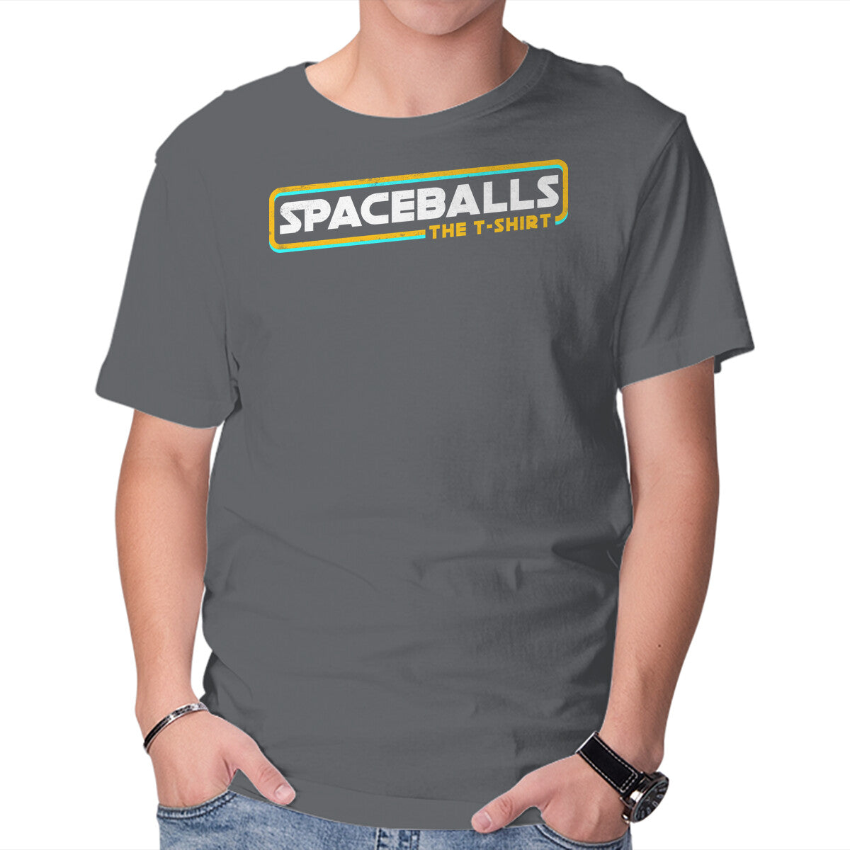 Spaceballs The T-Shirt in charcoal, product display