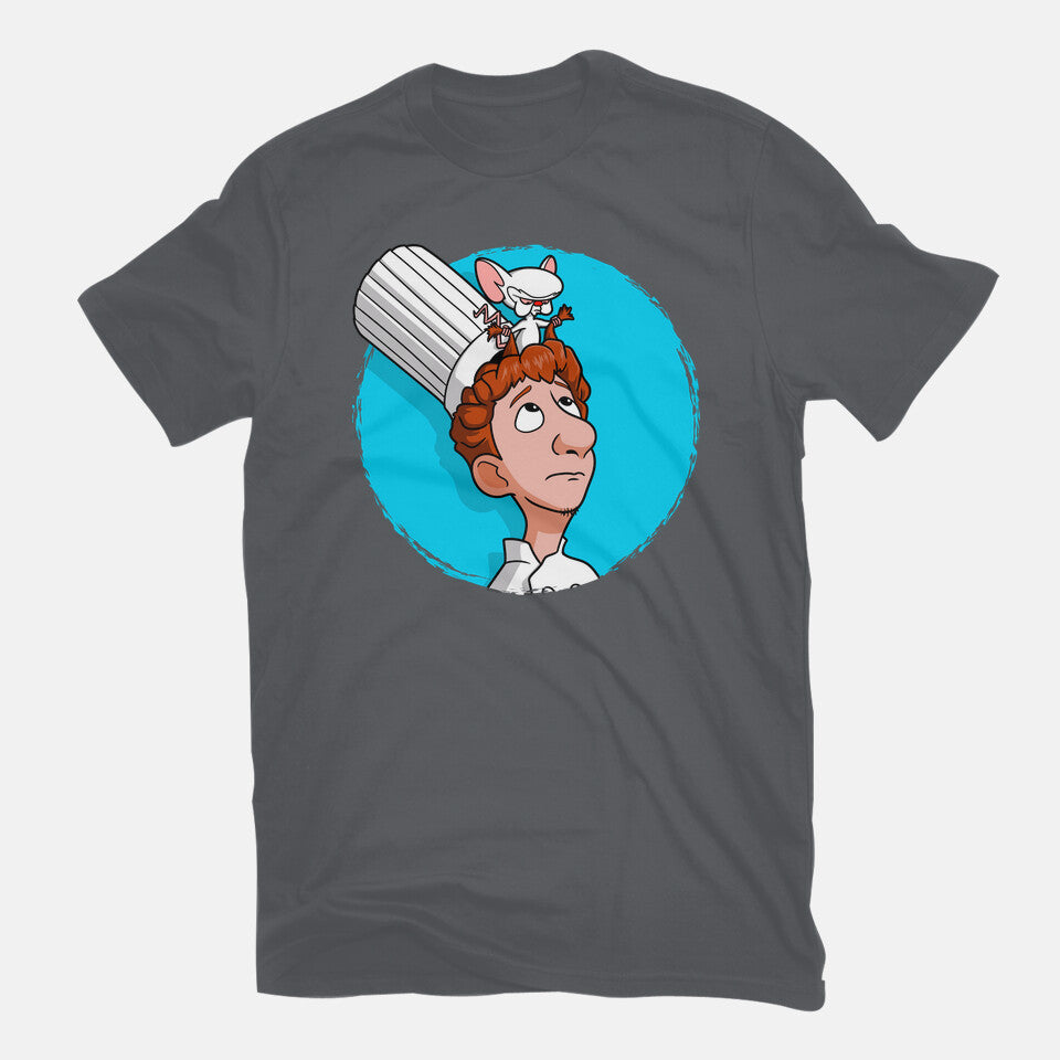 Controller – Movie Graphic T-Shirt in charcoal, flat-lay product view