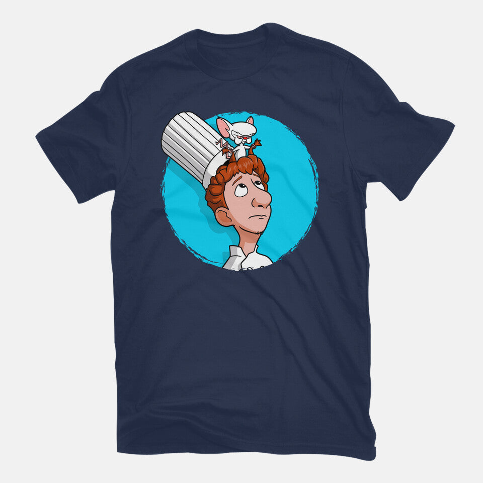 Controller – Movie Graphic T-Shirt in navy, flat-lay product view
