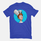 Controller – Movie Graphic T-Shirt in royal blue, flat-lay product view