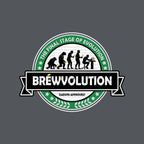 Brewvolution – Funny Graphic T-Shirt design artwork for charcoal graphic T-shirt