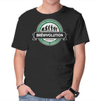 Brewvolution – Funny Graphic T-Shirt in black, product display
