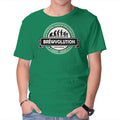 Brewvolution – Funny Graphic T-Shirt in green, product display