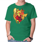 Pikaken – Anime Graphic T-Shirt in green, product display
