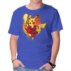 Pikaken – Anime Graphic T-Shirt in royal blue, product display