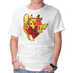 Pikaken – Anime Graphic T-Shirt in white, product display