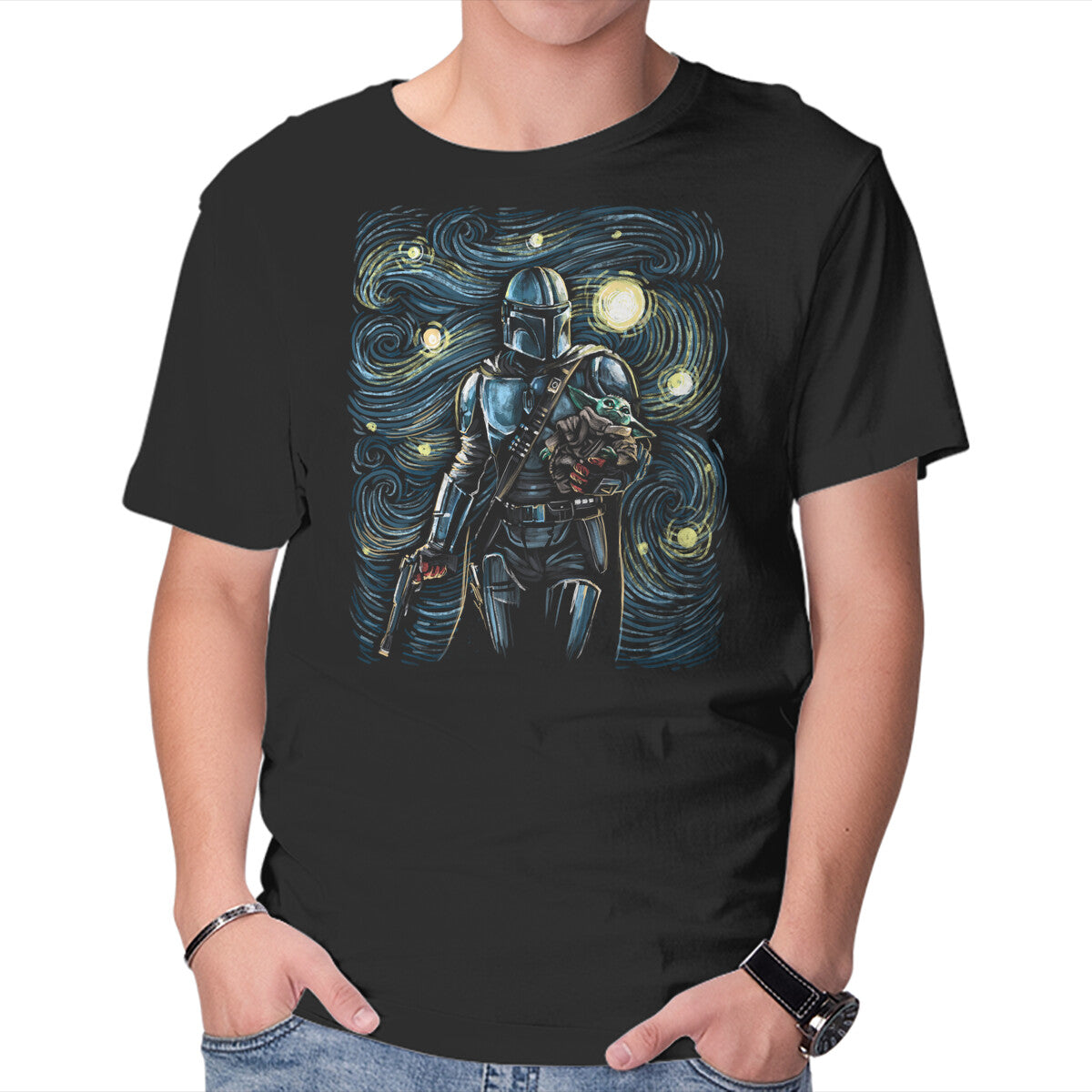 Starry Way in black, product view