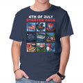 Fourth Of July Starter Pack Graphic T-Shirt in navy, product display