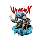 Berserker Weapon X – Anime Graphic T-Shirt design artwork for white graphic T-shirt