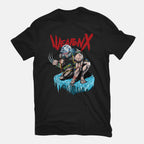 Berserker Weapon X – Anime Graphic T-Shirt in black, flat-lay product view