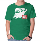 Nope Just Don't in green, product view