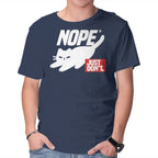 Nope Just Don't in navy, product view
